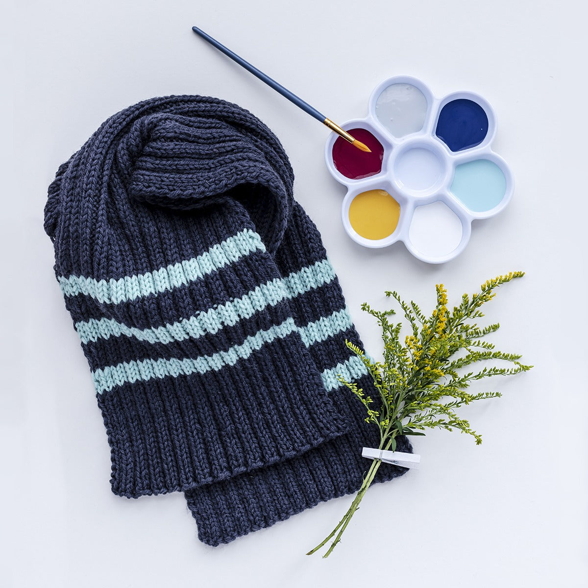 Kelbourne Woolens Patterns Building Blocks: Scarves