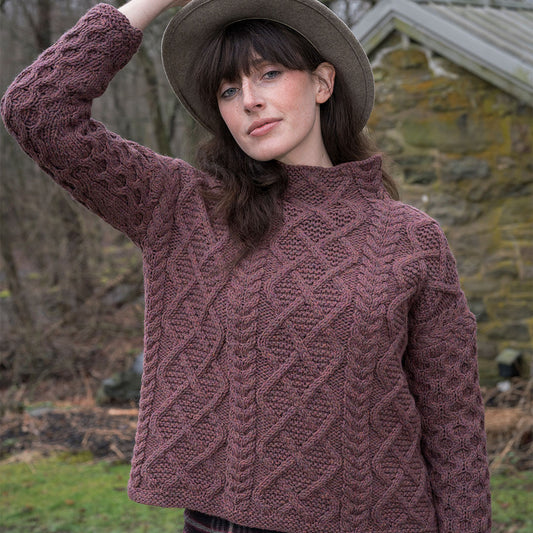 Diangean Pullover from Farm & Fiber Knits
