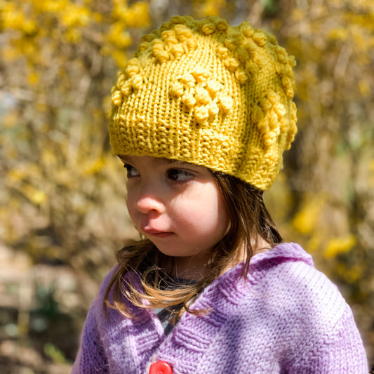 Finished Project: Courtney's Mini Ivy Hill Hat and Gilda's Sweater