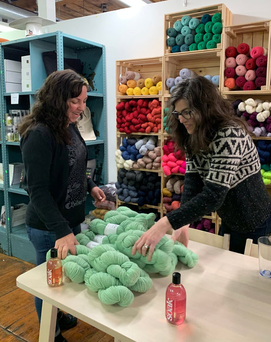Knitting Along and Giving Together