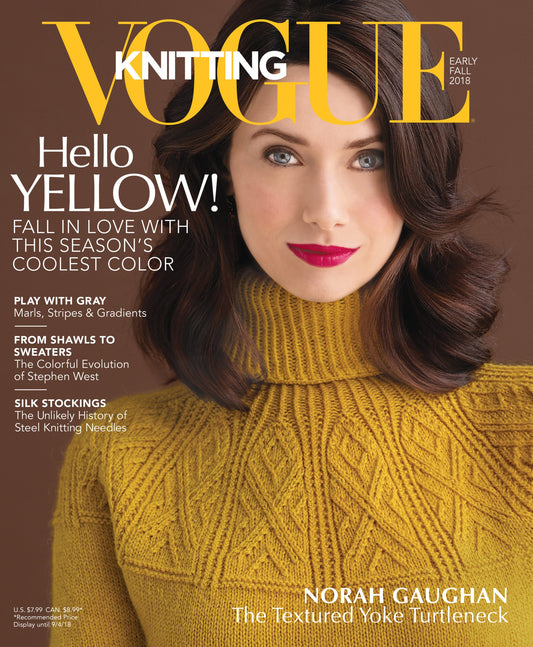 Designer Feature: Yoked Pullover by Norah Gaughan / Vogue Early Fall 2018