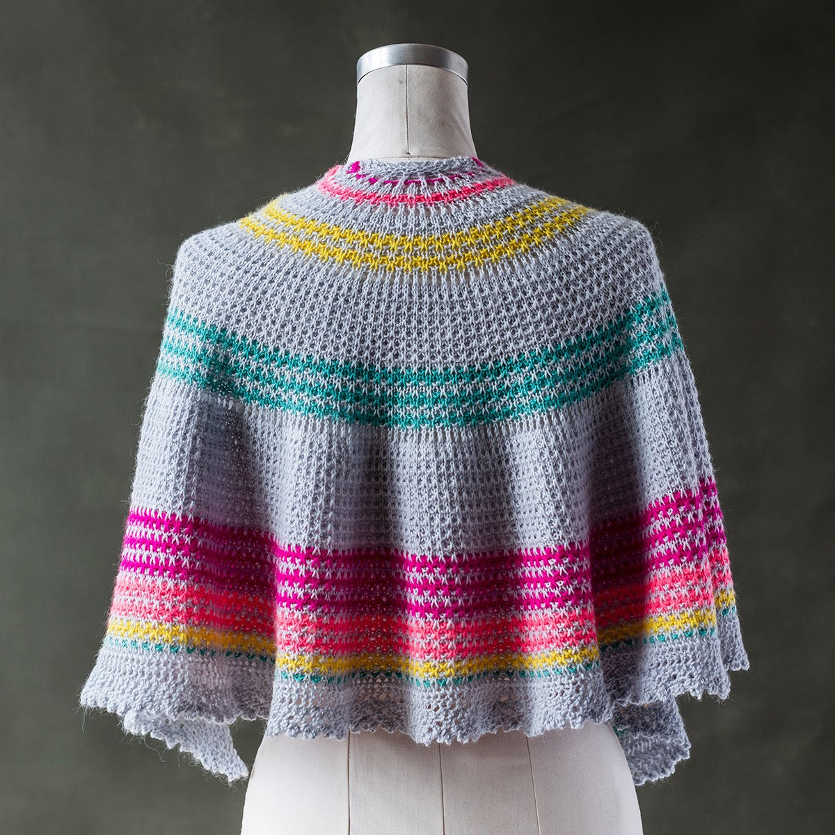 Kelbourne Woolens Patterns A Bow in the Sky Shawl Pattern