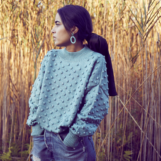 Kelbourne Woolens Patterns Adult Popcorn Pullover