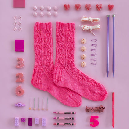 Kelbourne Woolens Patterns Sweet Pea Sock Pattern