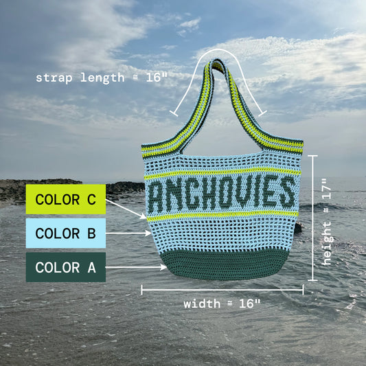 Kelbourne Woolens Fish Market Bag Bundle - Contents
