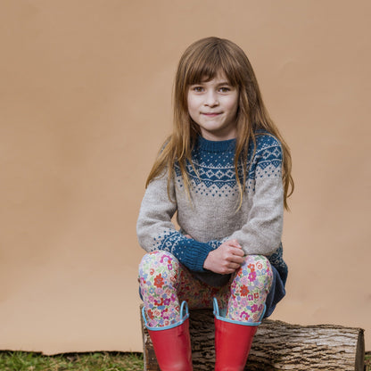 Kelbourne Woolens Patterns Baxter Peak Child Sweater Pattern