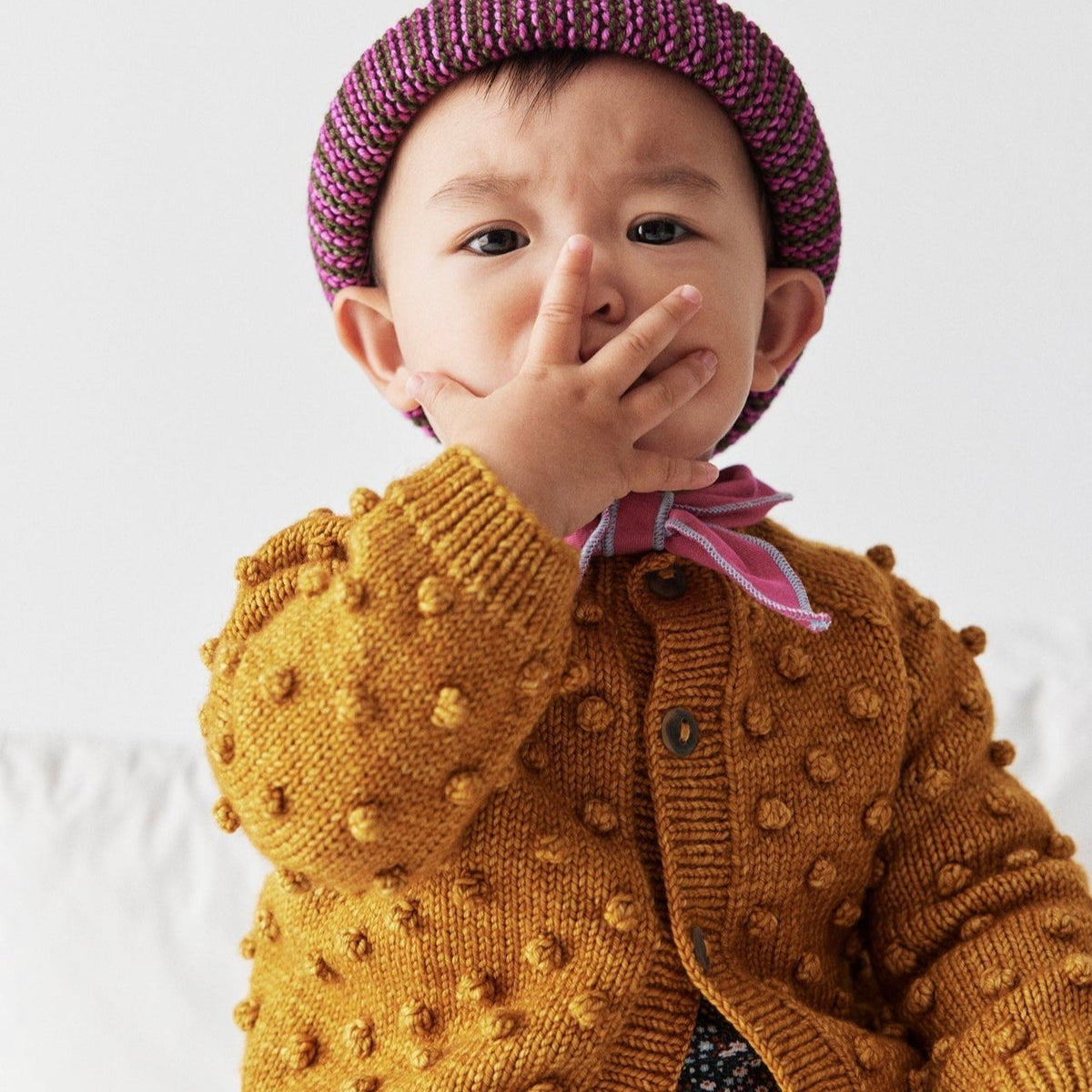 Kelbourne Woolens Patterns Child Popcorn Cardigan