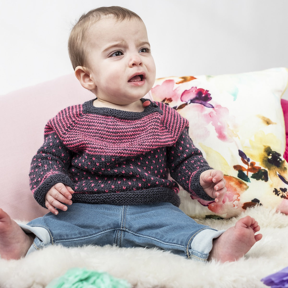 Kelbourne Woolens Patterns Colette Baby Sweater Pattern