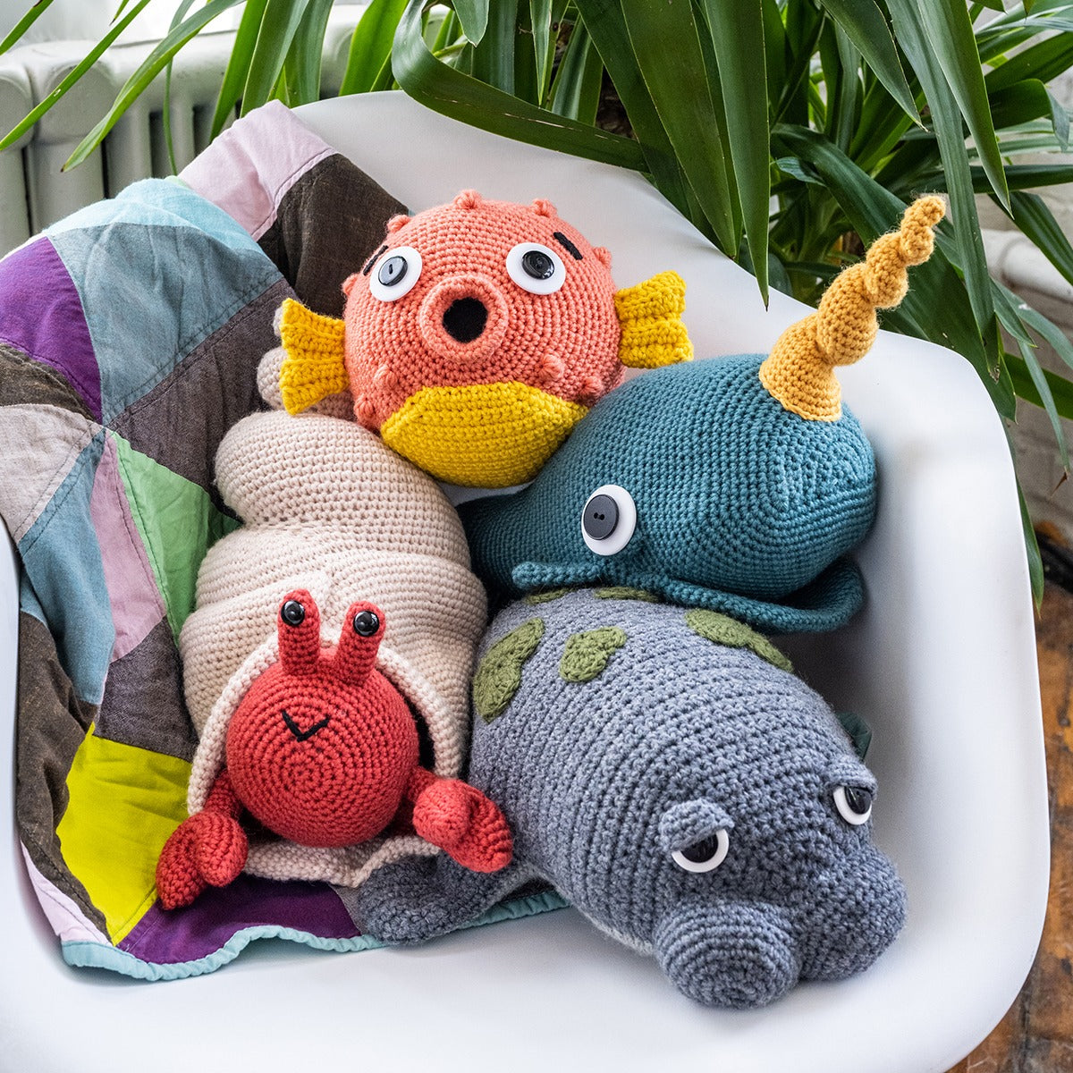 Kelbourne Woolens Patterns Pollyanna Pufferfish Crochet Pattern