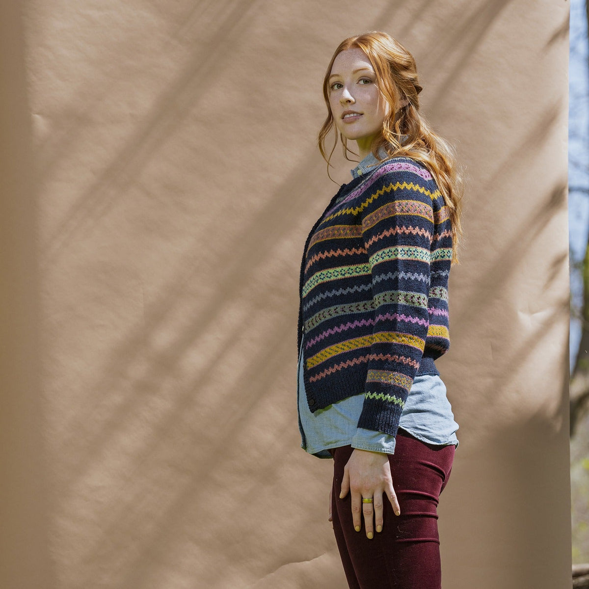 Kelbourne Woolens Patterns Cumberland Falls Sweater Pattern