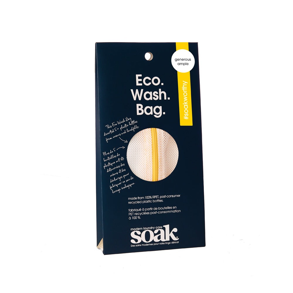 Soak Laundry Pineapple - Yellow Eco Wash Bag - Generous