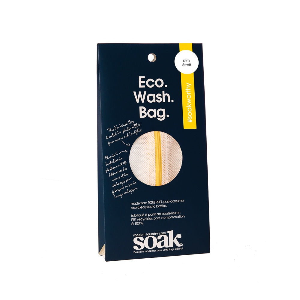 Soak Laundry Pineapple - Yellow Eco Wash Bag - Slim