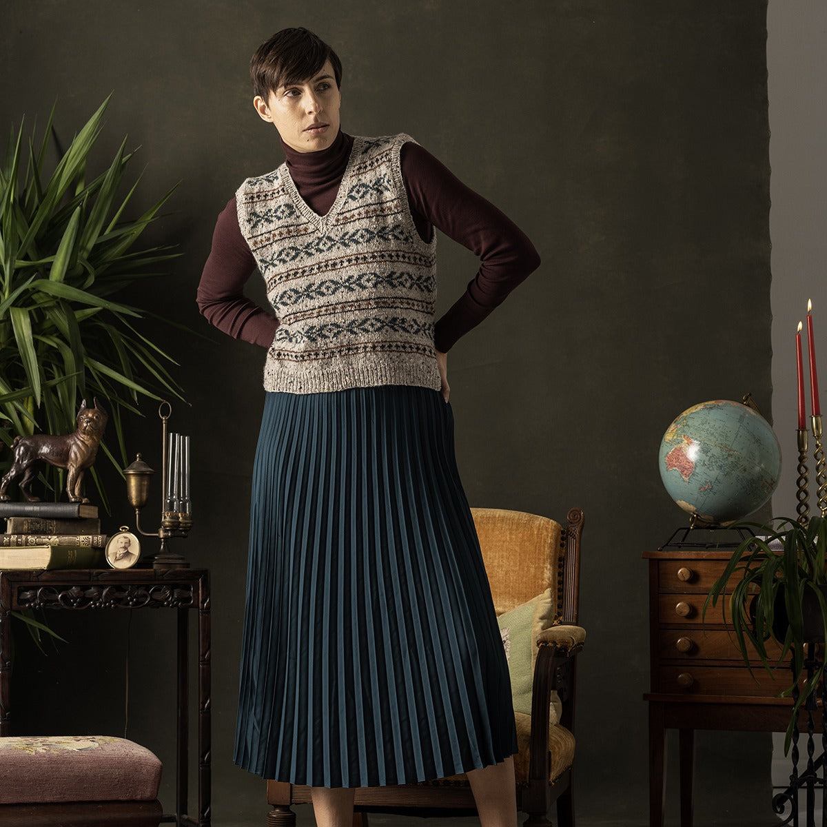 Kelbourne Woolens Patterns Enniskillen Vest Pattern