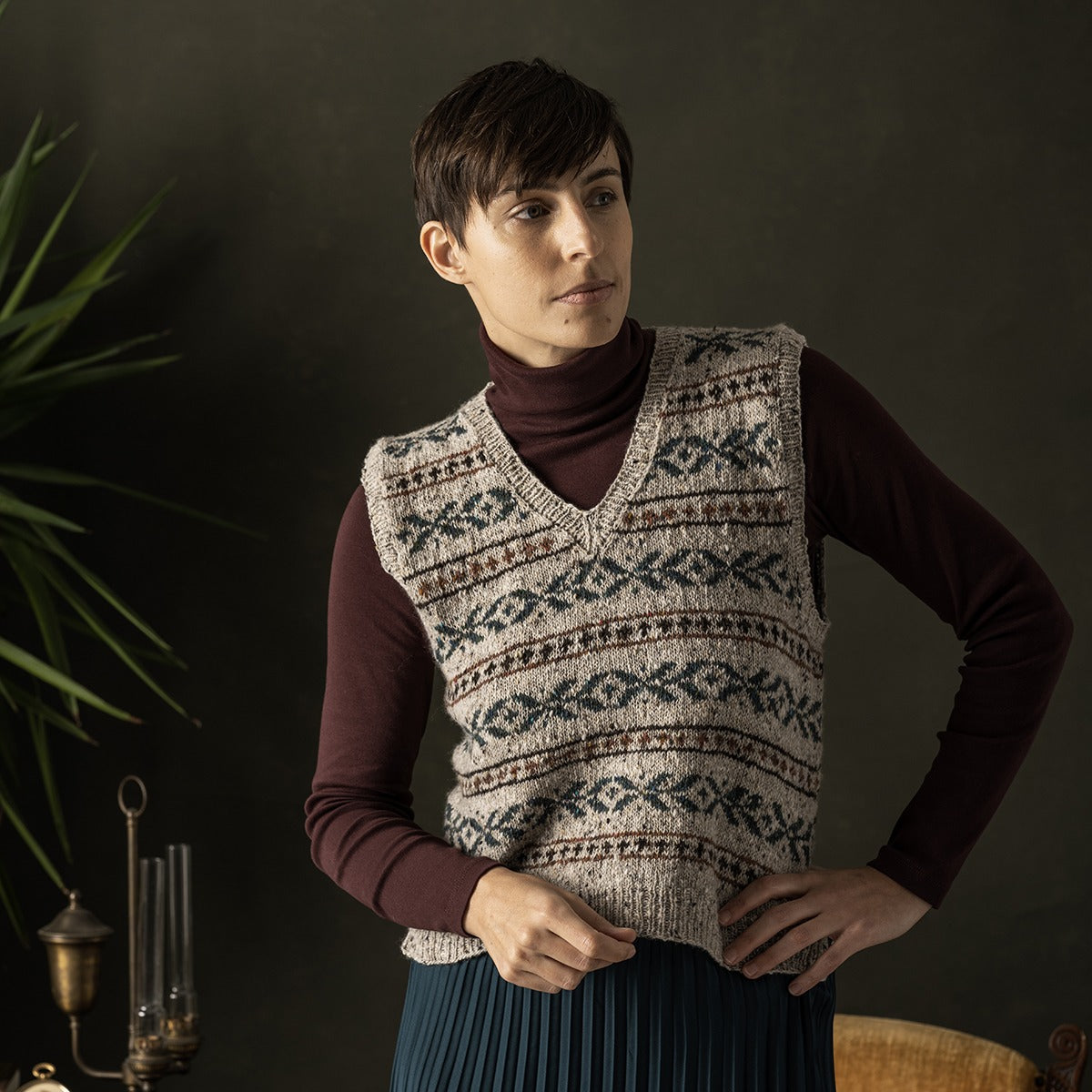 Kelbourne Woolens Patterns Enniskillen Vest Pattern
