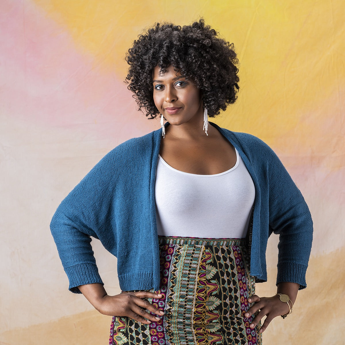 Kelbourne Woolens Patterns Evening Star Cardigan Sweater Pattern