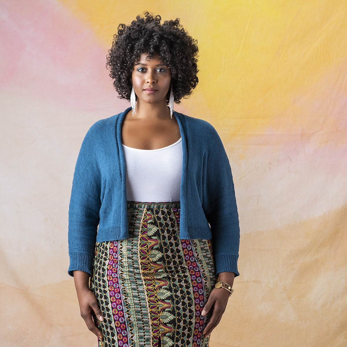 Kelbourne Woolens Patterns Evening Star Cardigan Sweater Pattern