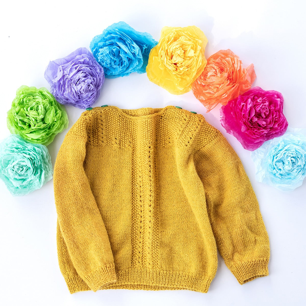 Kelbourne Woolens Patterns Baby Fiddlehead Sweater Pattern