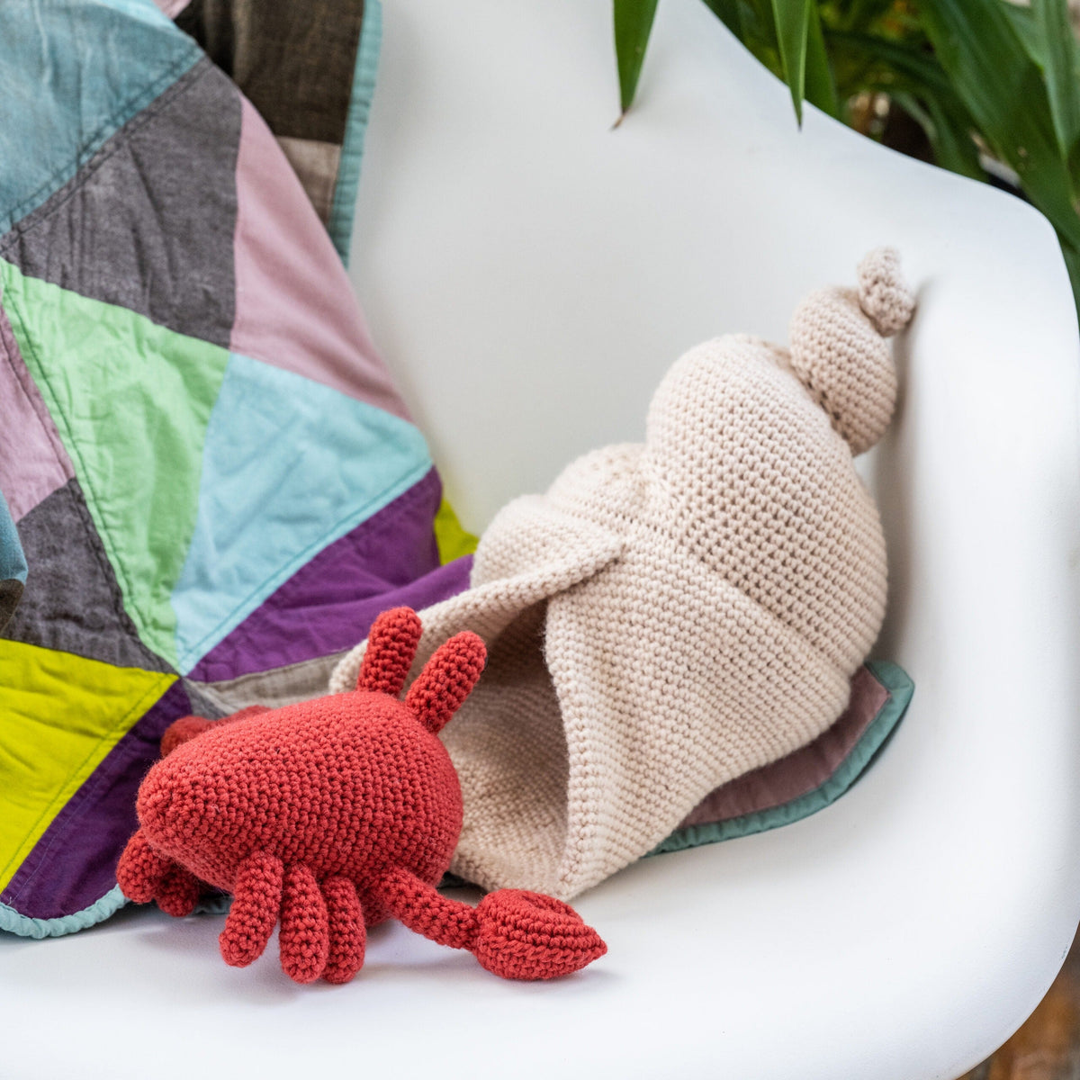 Kelbourne Woolens Patterns Herman Hermit Crab Crochet Pattern