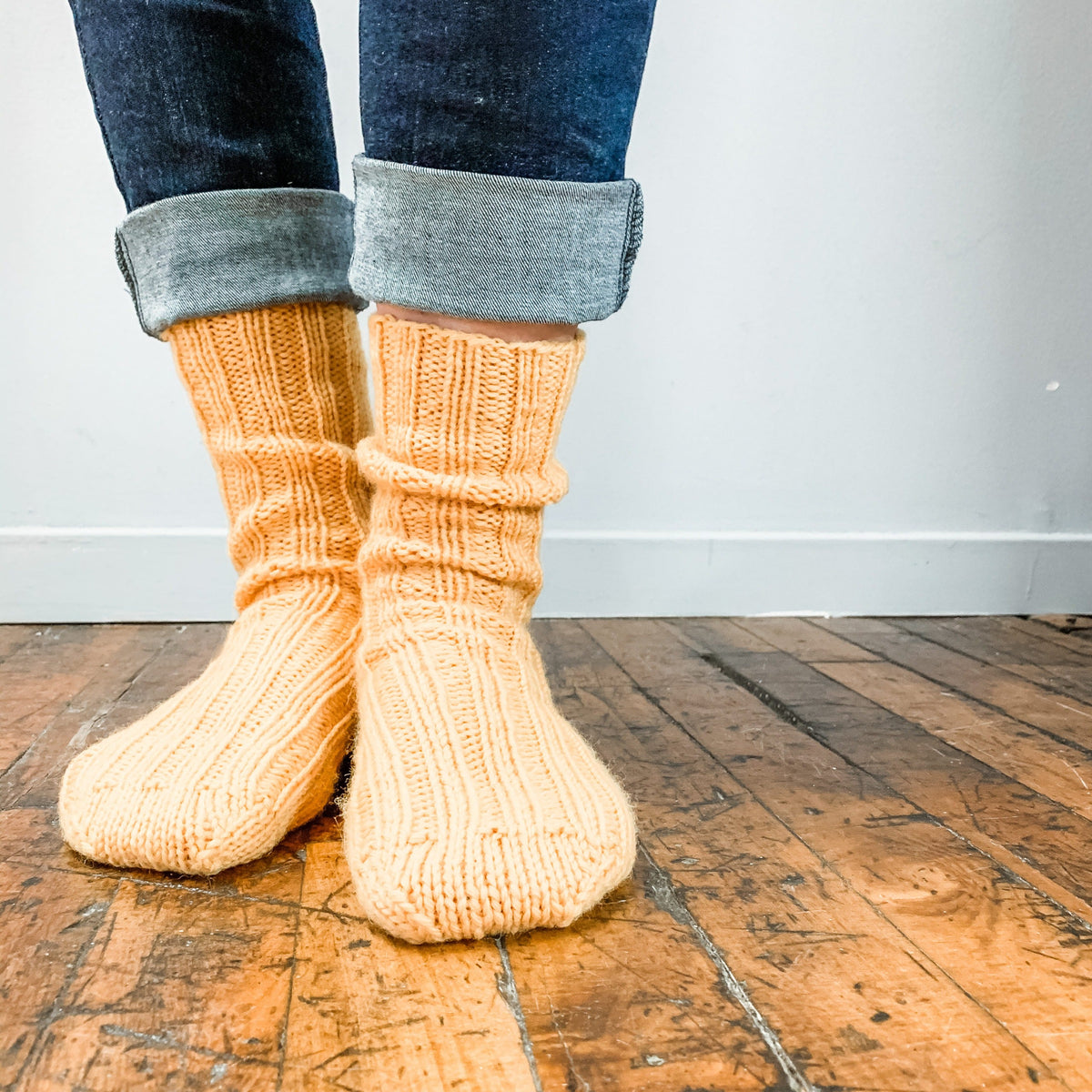 Kelbourne Woolens Patterns Goldenrod Boot Socks Pattern