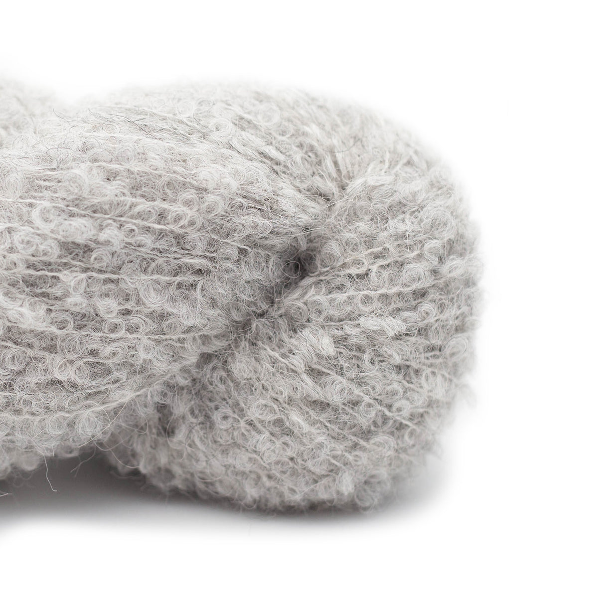 Kremke Soul Wool 0025 Light Grey Alpaca Bouclé