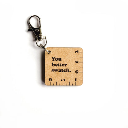 Kelbourne Woolens Goods Mini 1 x 2 cm Ruler Keychain