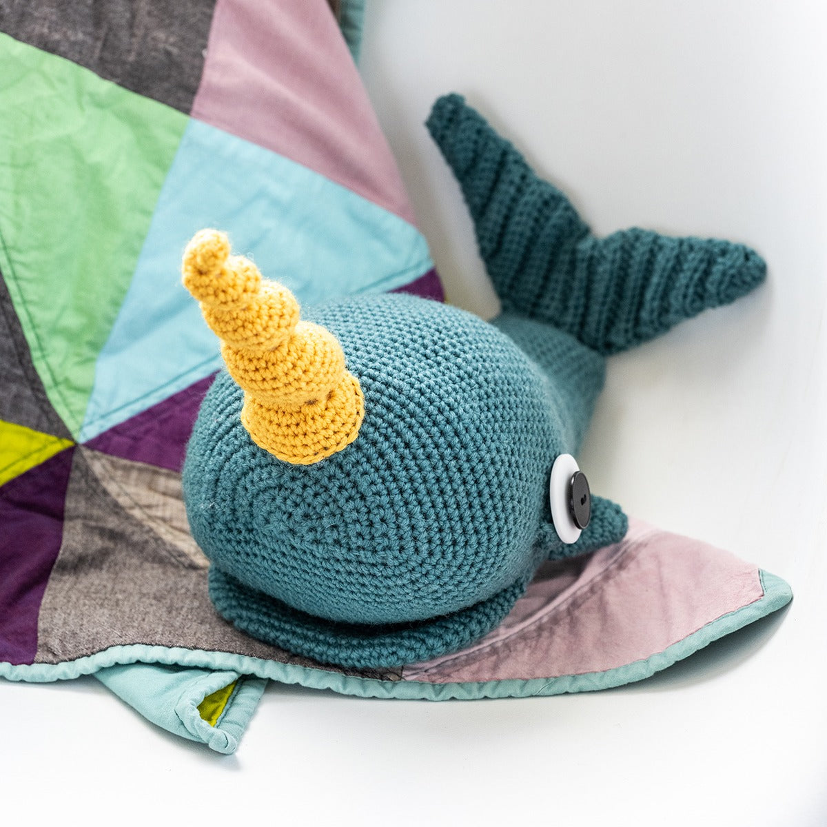Kelbourne Woolens Patterns Norbert Narwhal Crochet Pattern
