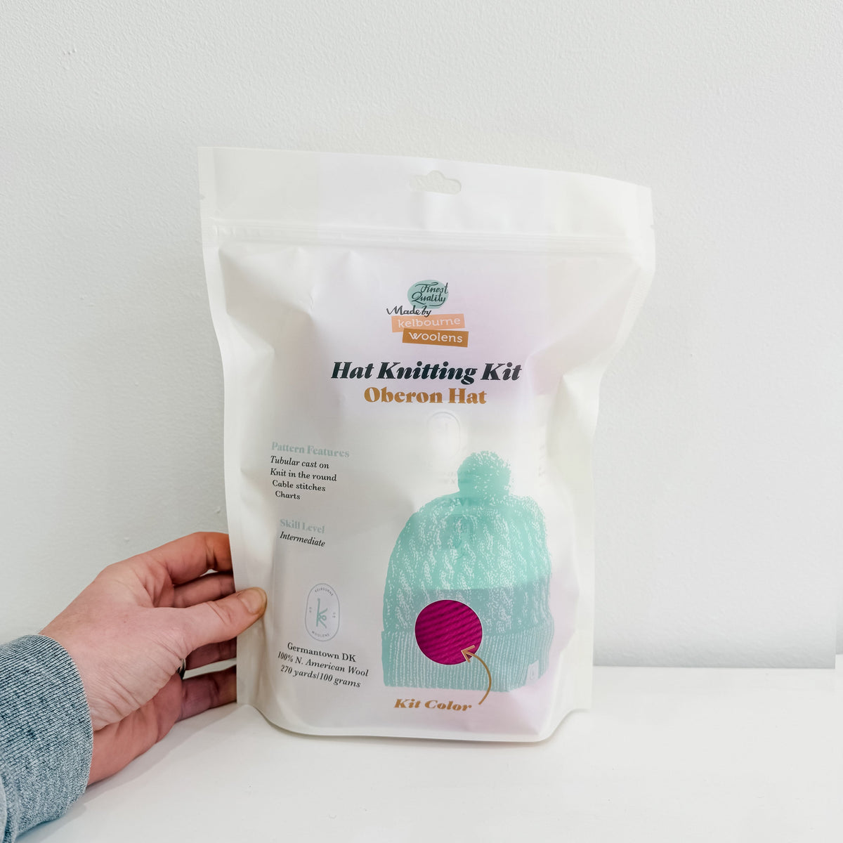 Kelbourne Woolens Kits One Size Fits Most Year of DK Hats Kit - Oberon