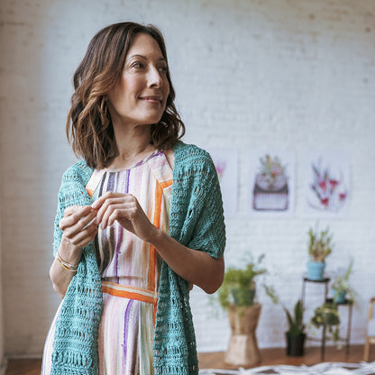 Kelbourne Woolens Patterns Palms Crochet Shawl Pattern