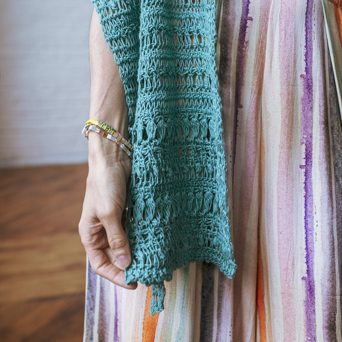 Kelbourne Woolens Patterns Palms Crochet Shawl Pattern