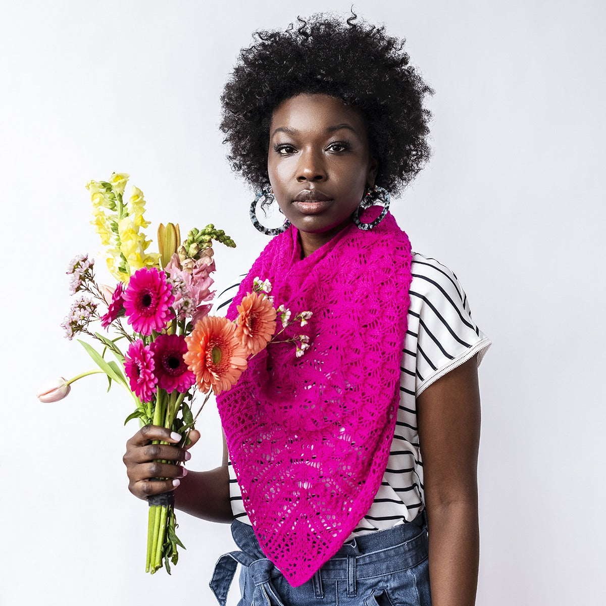 Kelbourne Woolens Patterns Parquet Shawl Pattern