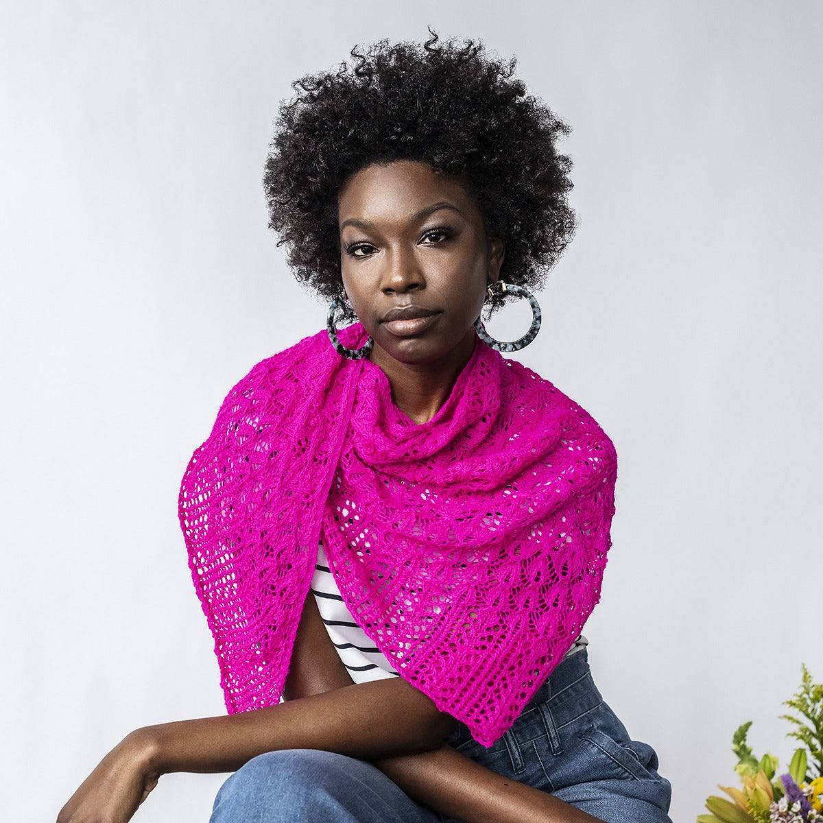 Kelbourne Woolens Patterns Parquet Shawl Pattern