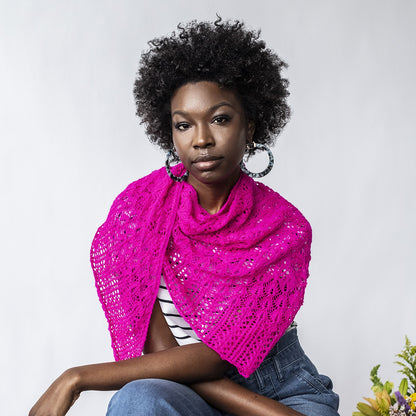 Kelbourne Woolens Patterns Parquet Shawl Pattern