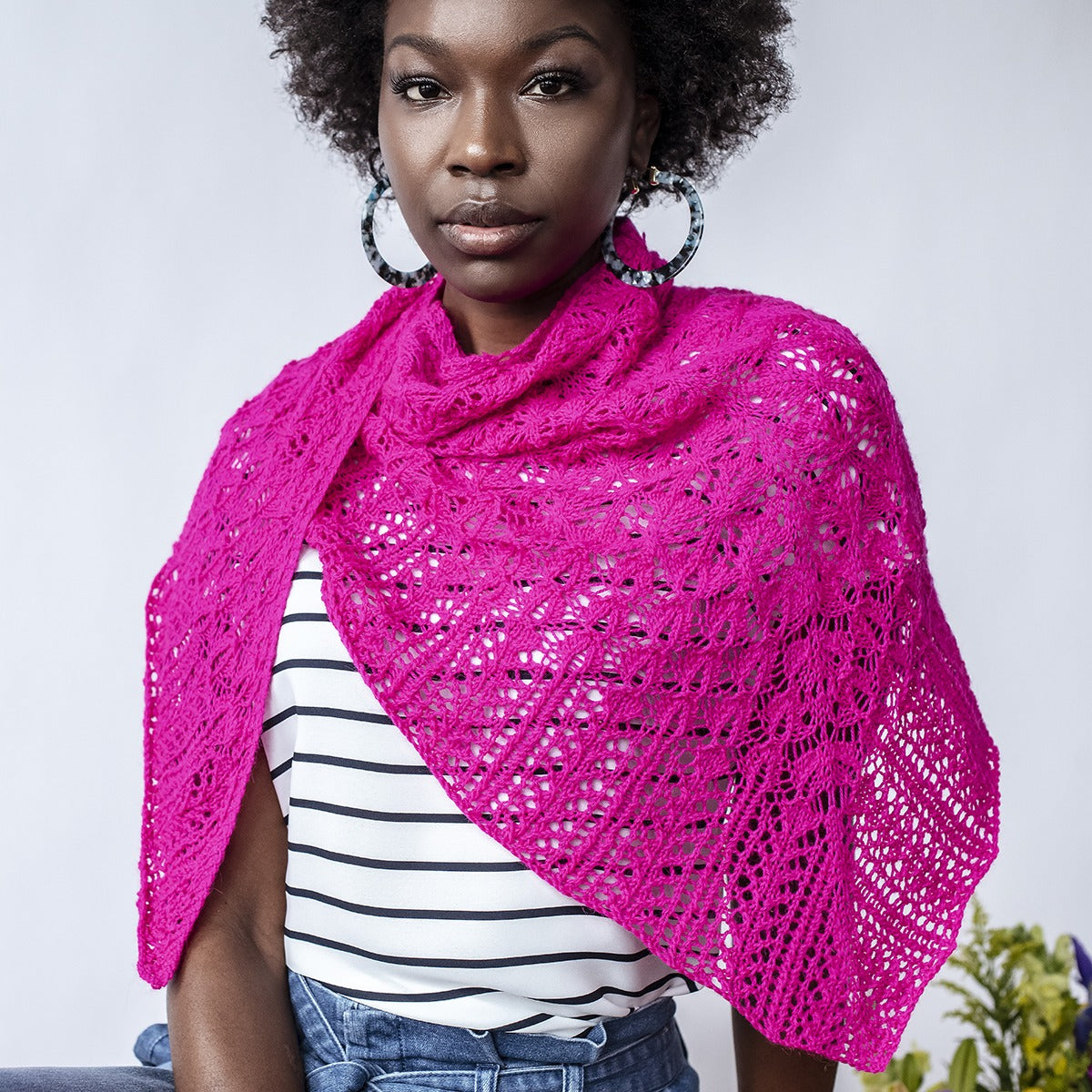 Kelbourne Woolens Patterns Parquet Shawl Pattern