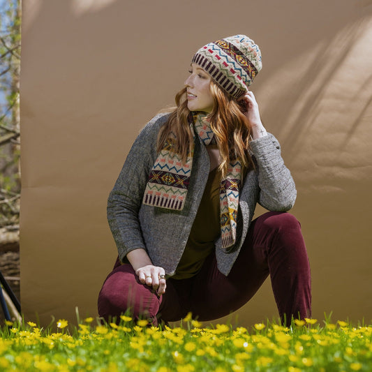 Kelbourne Woolens Patterns Ridley Creek Hat and Scarf Pattern