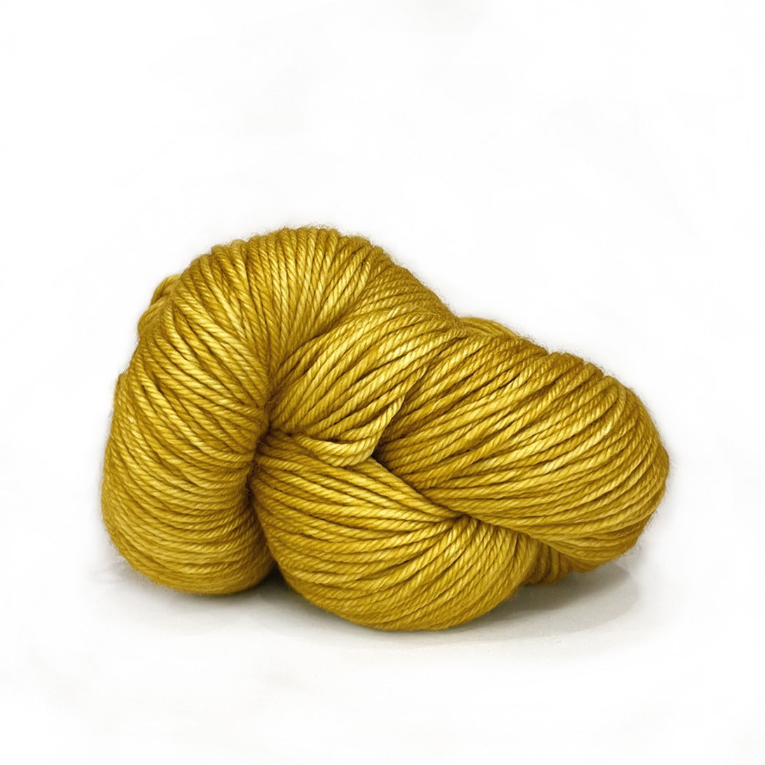 Misha and Puff Yarn 708 Citron Studio Misha & Puff Merino Wool