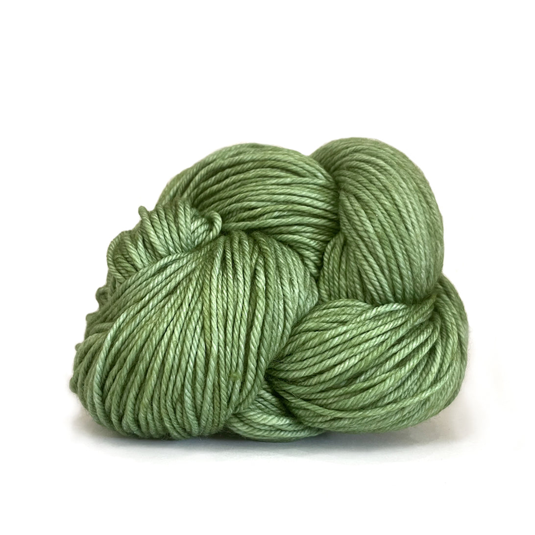 Misha and Puff Yarn 398 Jadeite Studio Misha & Puff Merino Wool