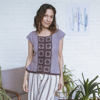 Kelbourne Woolens Patterns Sub Rosa Crochet T-Shirt Pattern