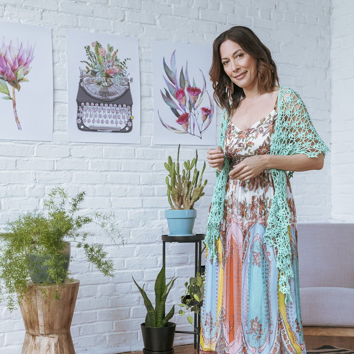 Kelbourne Woolens Patterns Succulent Crochet Shawl Pattern