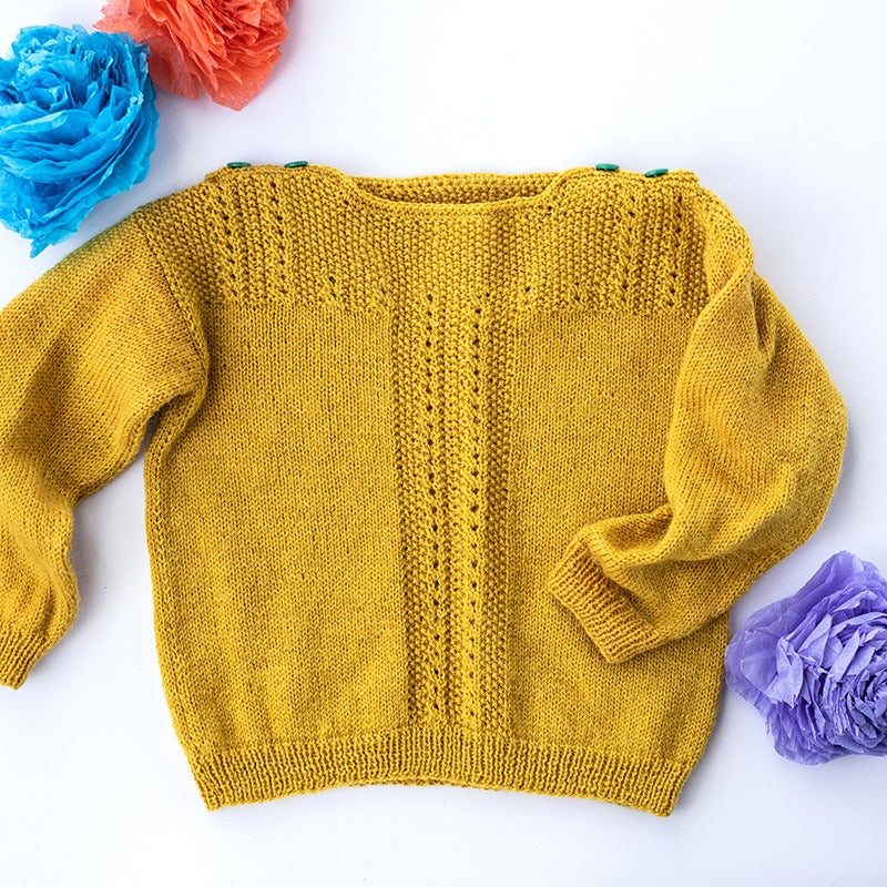 Kelbourne Woolens Patterns Baby Fiddlehead Sweater Pattern