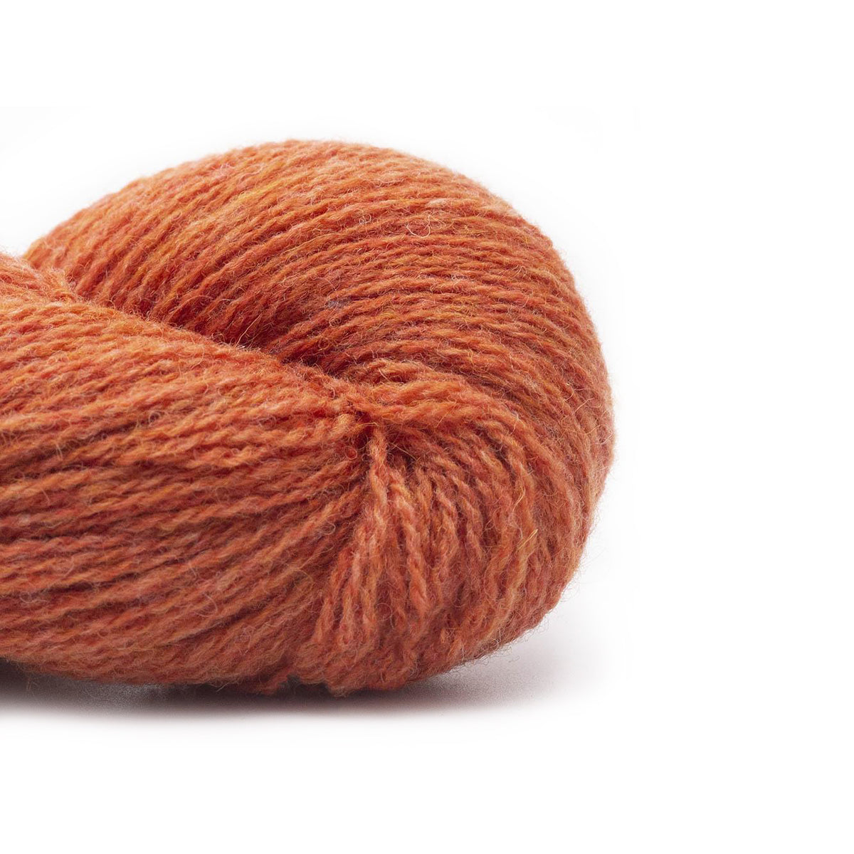 BC Garn Yarn 37 burnt orange Bio Shetland GOTS