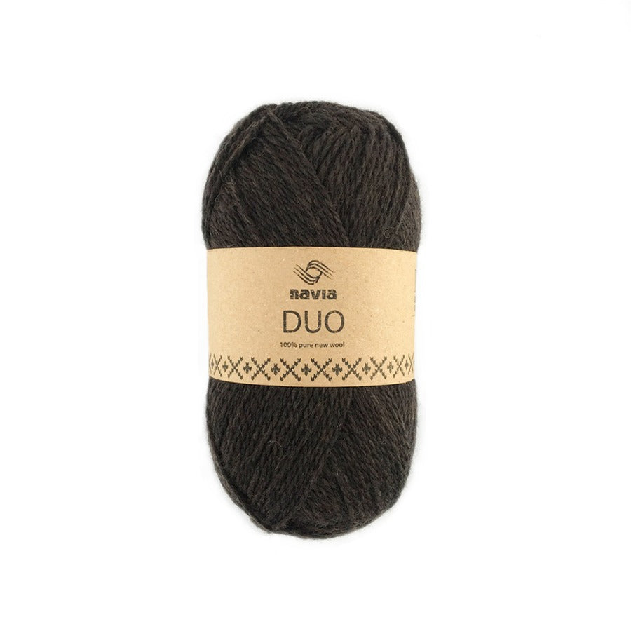 Kelbourne Woolens Yarn 026 dark brown Navia Duo