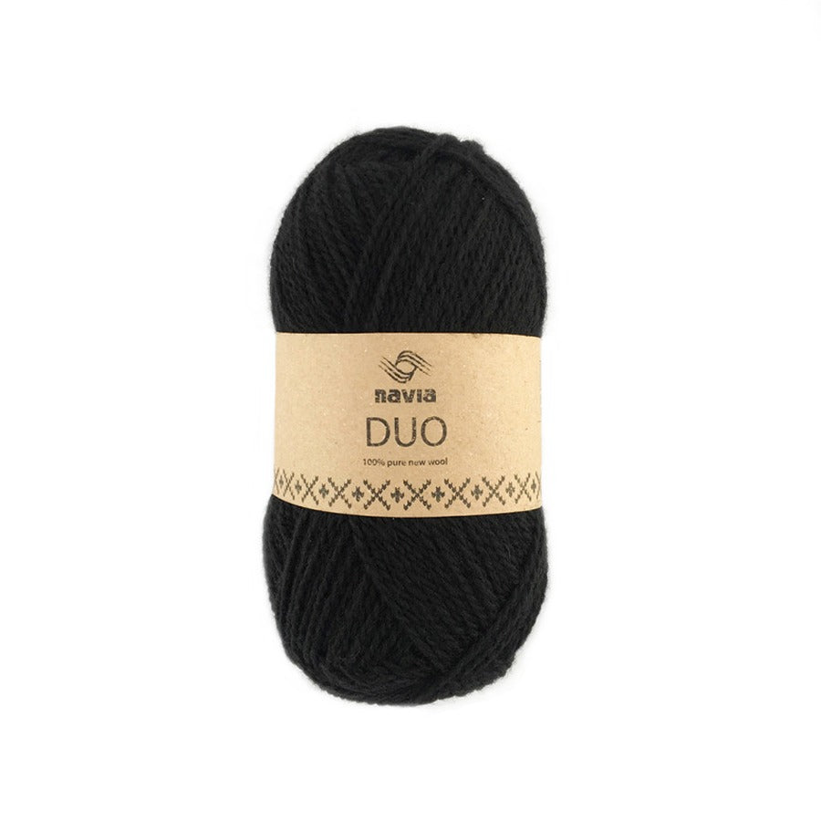 Kelbourne Woolens Yarn 027 black Navia Duo