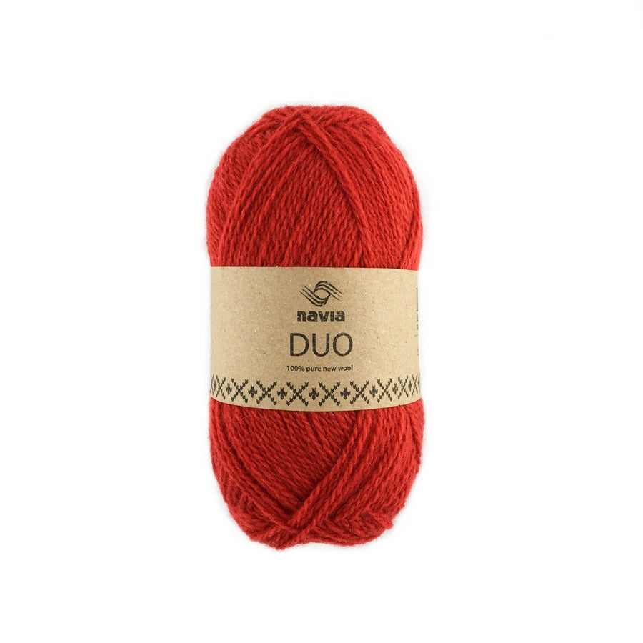 Kelbourne Woolens Yarn 214 red Navia Duo