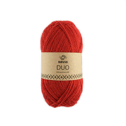 Kelbourne Woolens Yarn 214 red Navia Duo