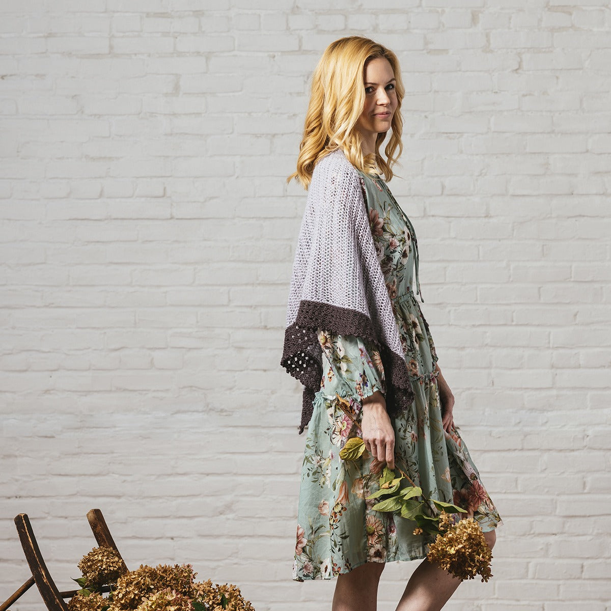 Kelbourne Woolens Patterns Evangelina Lace Shawl Pattern