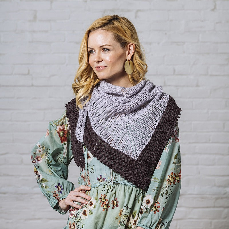 Kelbourne Woolens Patterns Evangelina Lace Shawl Pattern