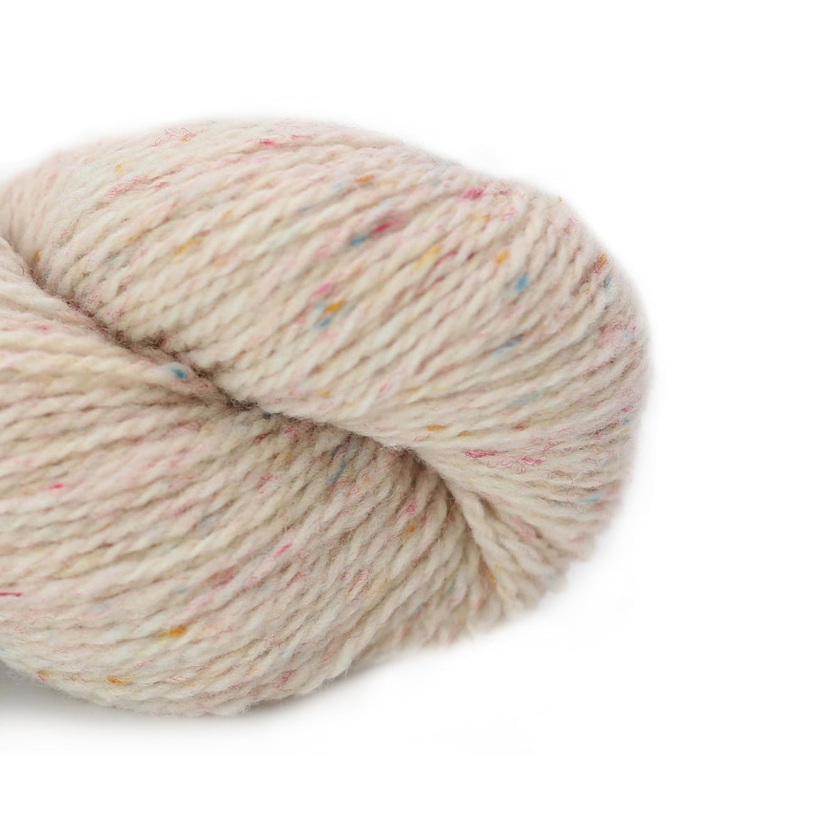 BC Garn Yarn 30 white confetti - new! Loch Lomond GOTS
