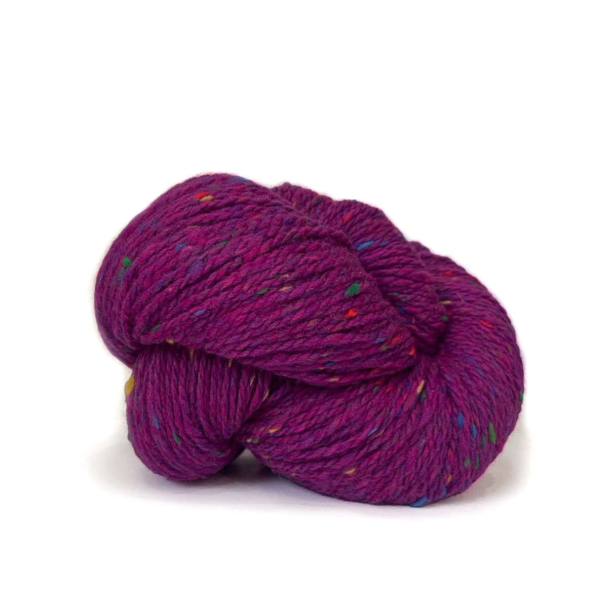 Kelbourne Woolens Yarn 667 fuchsia Lucky Tweed