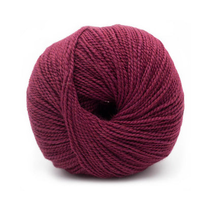 BC Garn Yarn 014 Aubergine Semilla GOTS