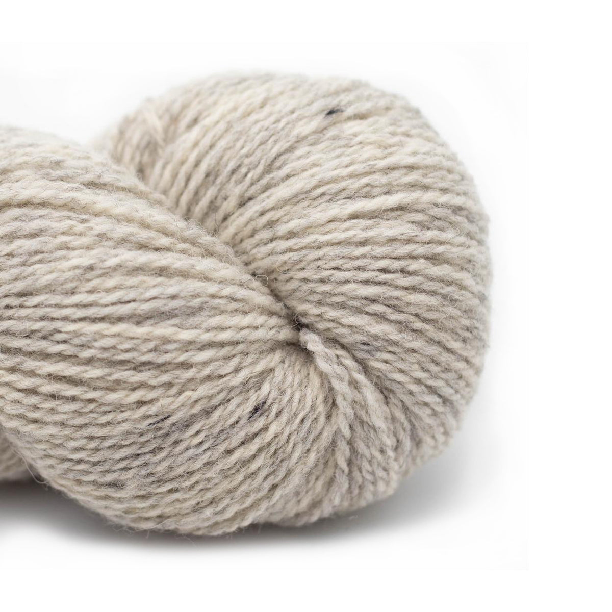 BC Garn Yarn 02 light grey Semilla Melange GOTS